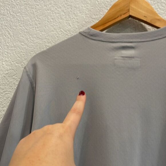 Columbia Gray Omni Freeze Zero Sweat Activated Cooling Crew Neck T Shirt Size M - Picture 6 of 7